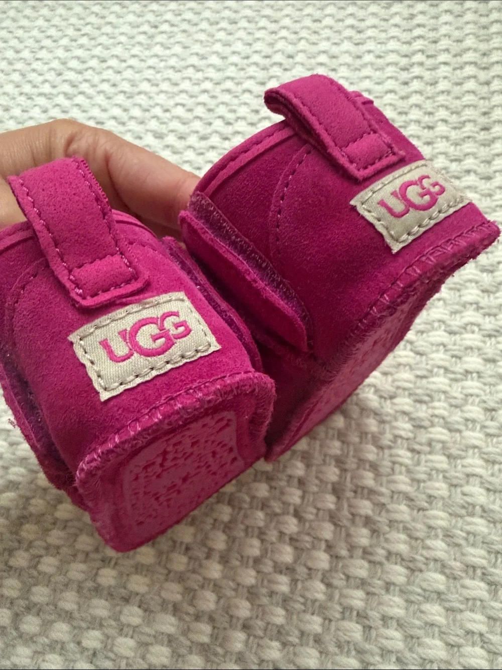 UGG Kids Hot Pink Shearling Boots